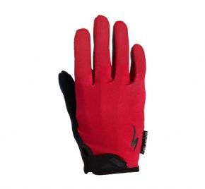 Specialized Body Geometry Sport Gel Long Finger Gloves Vivid Red - 