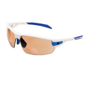 Bz Optics Pho Bi-focal Photochromic Hd Lens Sunglasses +1.5 White/Blue - The bi focal magnification is moulded discretely into the rear of the lens