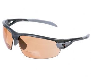 Bz Optics Pho Bi-focal Photochromic Hd Lens Sports Sunglasses +1.5 Graphite - The bi focal magnification is moulded discretely into the rear of the lens