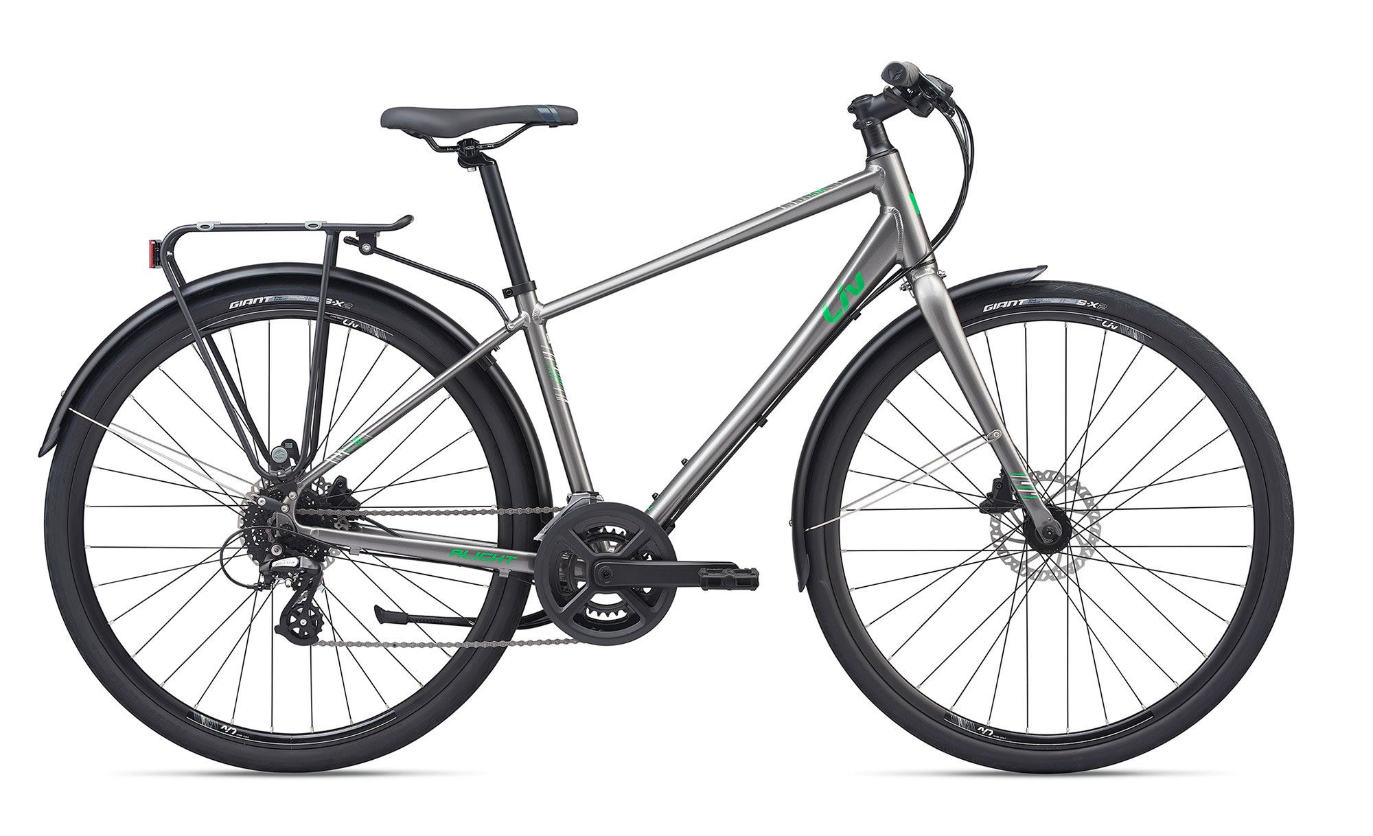 2015 giant liv alight 2 ladies hybrid bike black