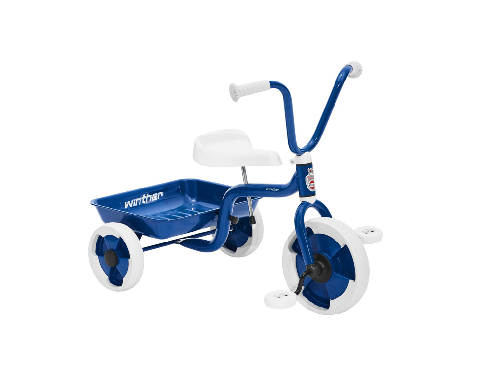 Trehjulet Cykel Winther i Blå - Fantastisk Tilbud!