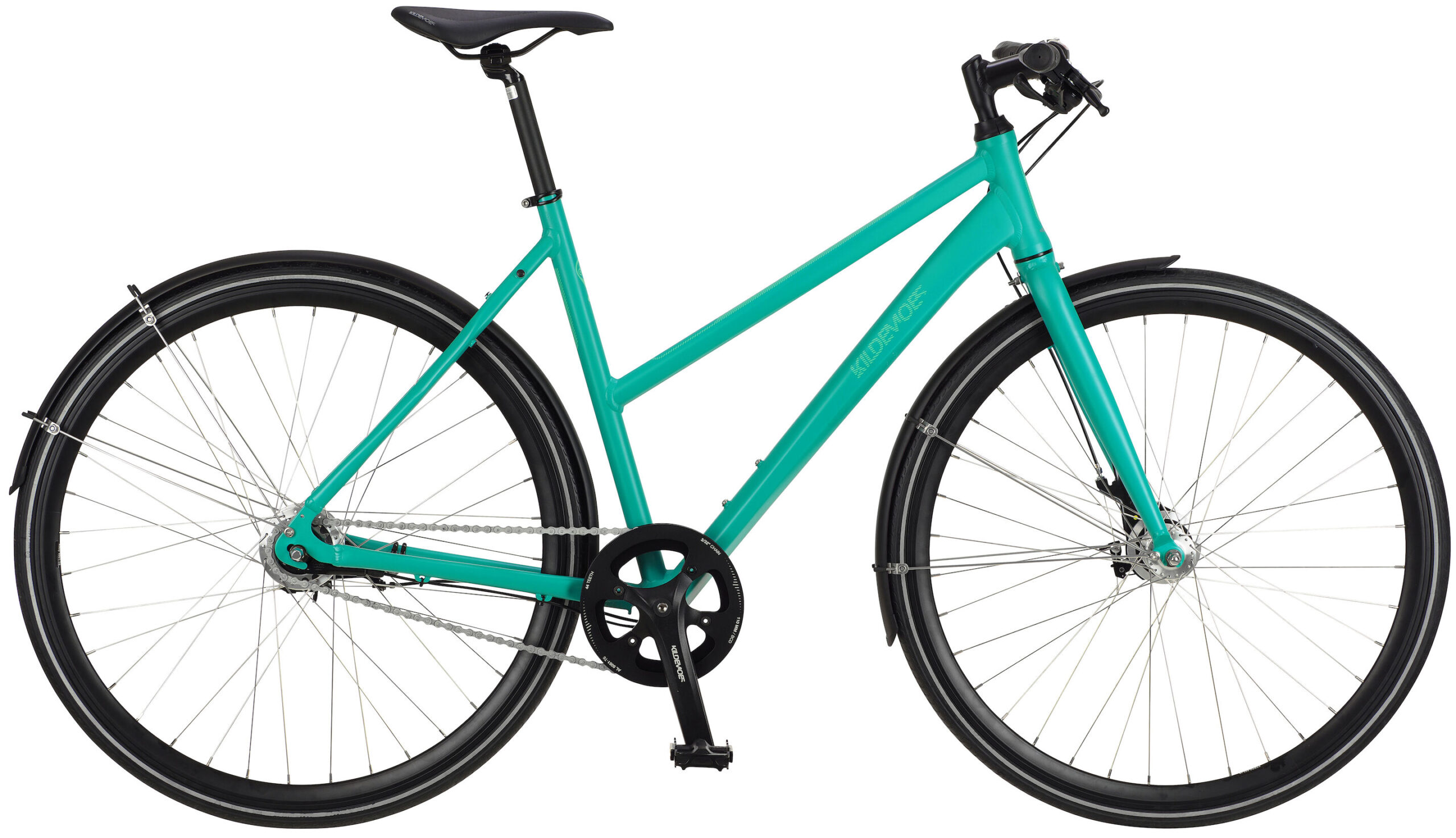 Kildemoes Hyper Dame 2023 - Sporty Cykel i Turkis