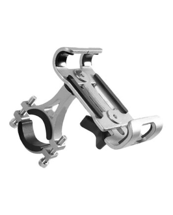 Aluminium Mobilholder til Cykel og Motorcykel - Titan Grå