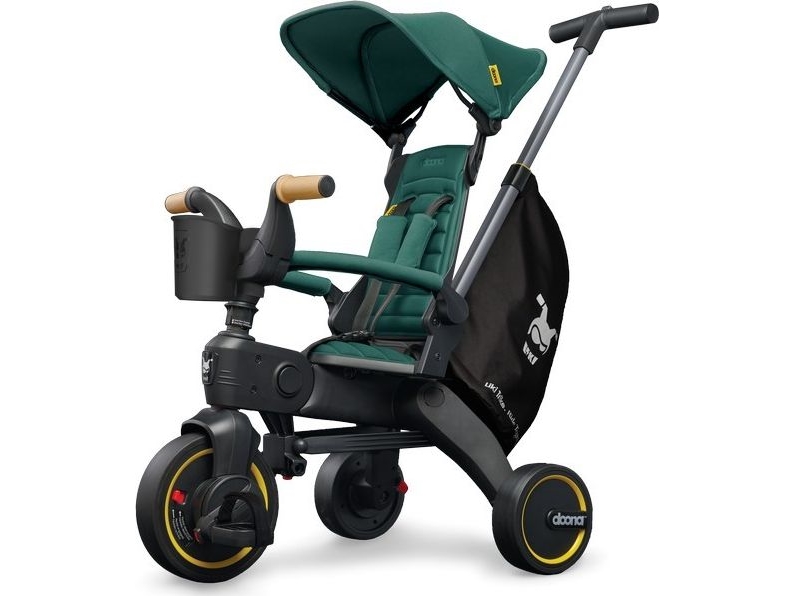 Grøn Doona Liki 5i1 Sammenklappelig Trehjulet Cykel