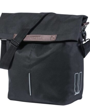 Basil Ba17779 Cykel Indkøbspose - Sort Monokromatisk 16L