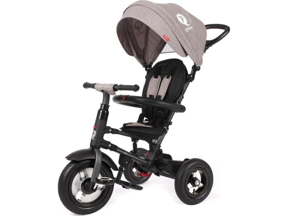 Qplay Trehjulet Cykel Rito Air i Grå - Fantastisk Tilbud!
