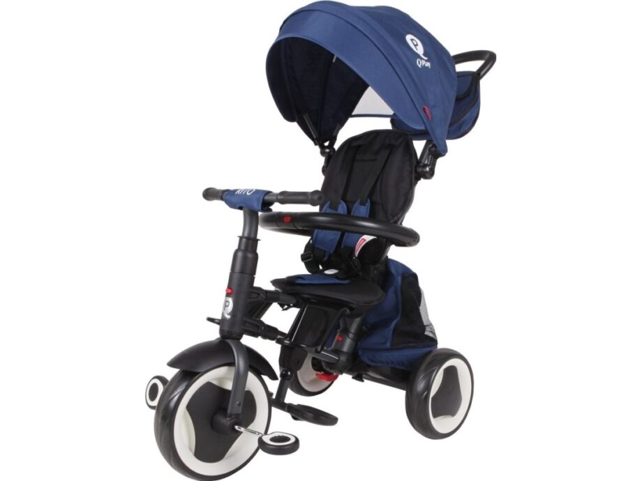 Qplay Trehjulet Cykel Rito Plus - Blå Tilbud!