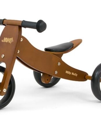 Milly Mally Trehjulet Løbecykel i Brun - Fantastisk Tilbud!