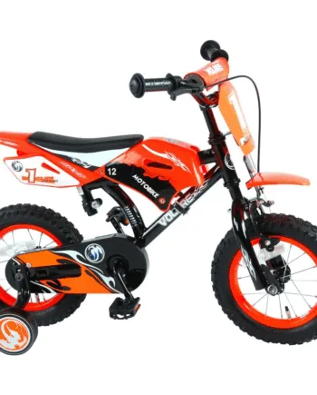 Børnecykel Motorcykel 12 Tommer i Orange - Fantastisk Tilbud!