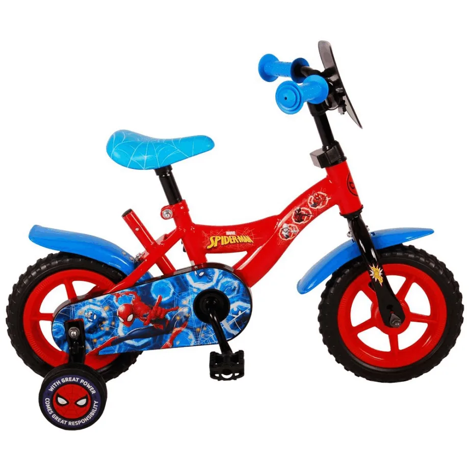 Spiderman 10-tommer Børnecykel - Sikker og Sjov!