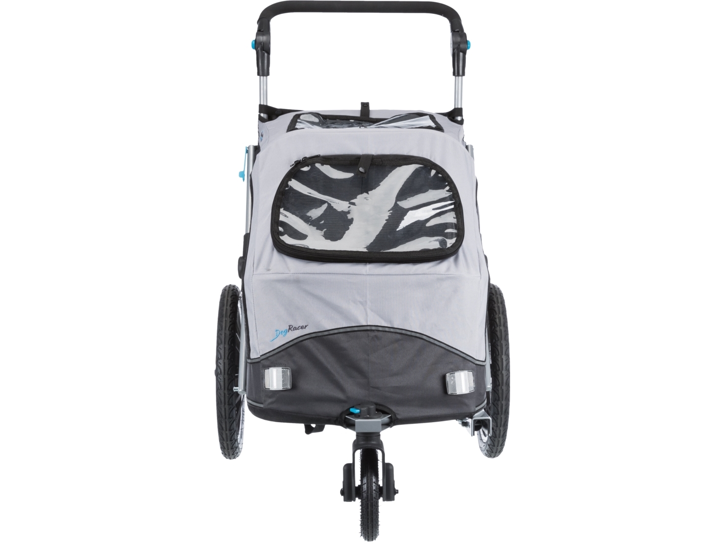 Trixie Cykeltrailer Quick Fold - Grå Max til salg!