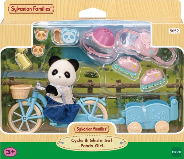 Sylvanian Families Cykel og Rulleskøjte Legesæt med Figur