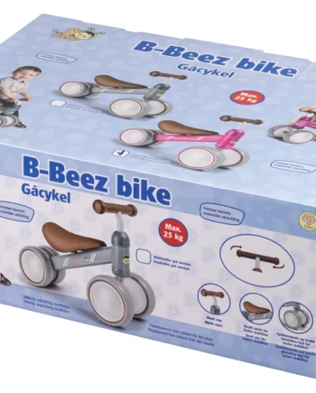 Robust lyserød gåcykel til de mindste - B-Beez