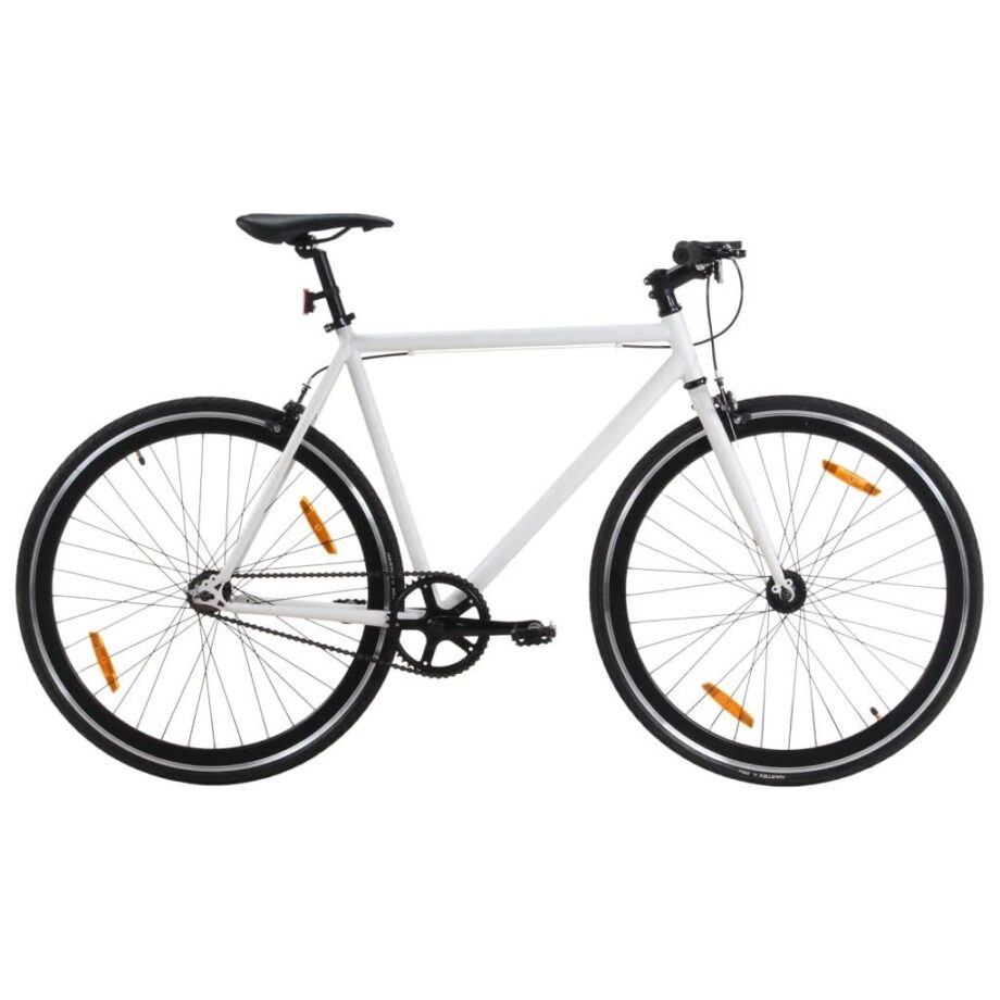 Hvid Cykel med Gear 700c – Perfekt til Pendling og Udeliv