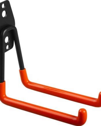 Maclean Garagevægbeslag til Dæk og Haveredskaber - Rød