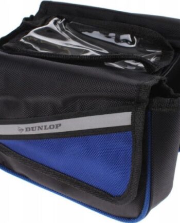 Dunlop Cykeltaske til Stel - Sort og Blå Model