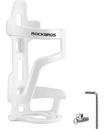 Hvid Rockbros Bidonholder til Cykel - Fantastisk Tilbud!