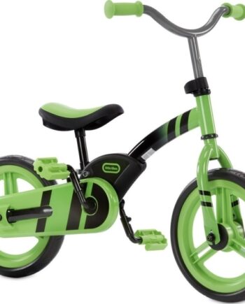 Grøn Little Tikes 2i1 Cross Country Cykel med Pedaler