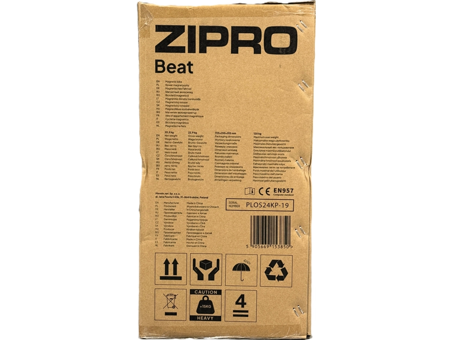 Zipro Beat Magnetisk Stationær Cykel - Fantastisk Tilbud!