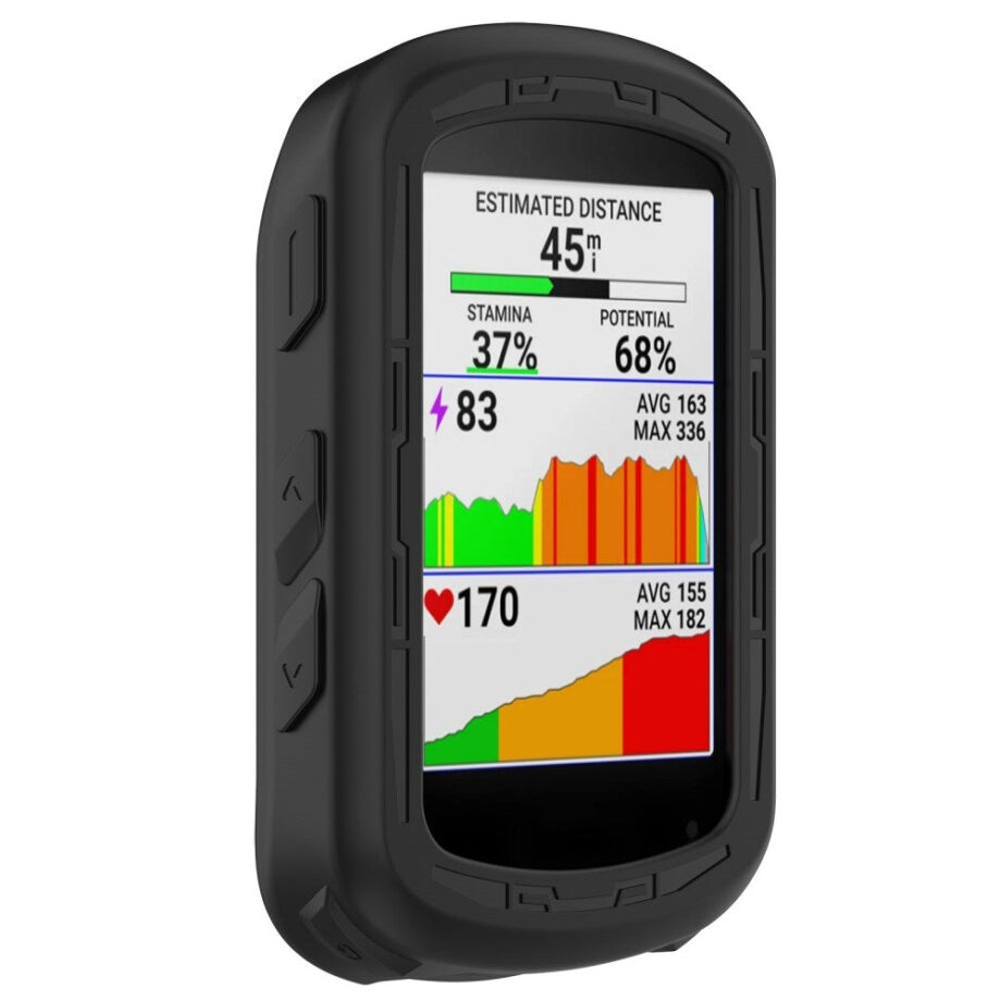 Sort Silikone Cover til Garmin Edge 840/540 Cykelcomputer