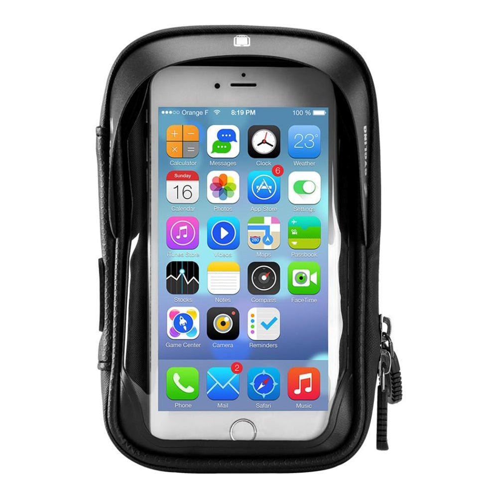 Sort 360 Graders Mobilholder til Cykel - Perfekt til GPS