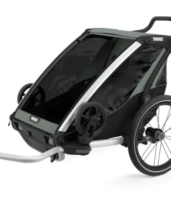 Grå Thule Chariot Lite - Cykel, Løb og Klapvogn