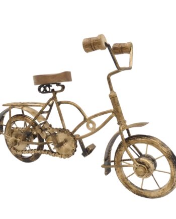Dekorativ Guld Metalcykel - Perfekt til Indretning