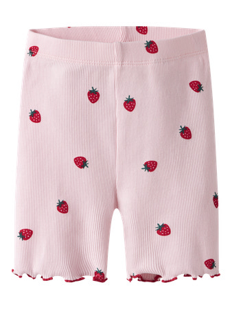 Søde Cykel Shorts med Jordbærprint fra Name It