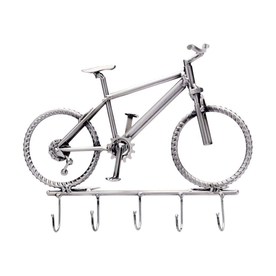 Metalfigur Cykel Nøgleholder - Perfekt gave til cykelentusiasten!