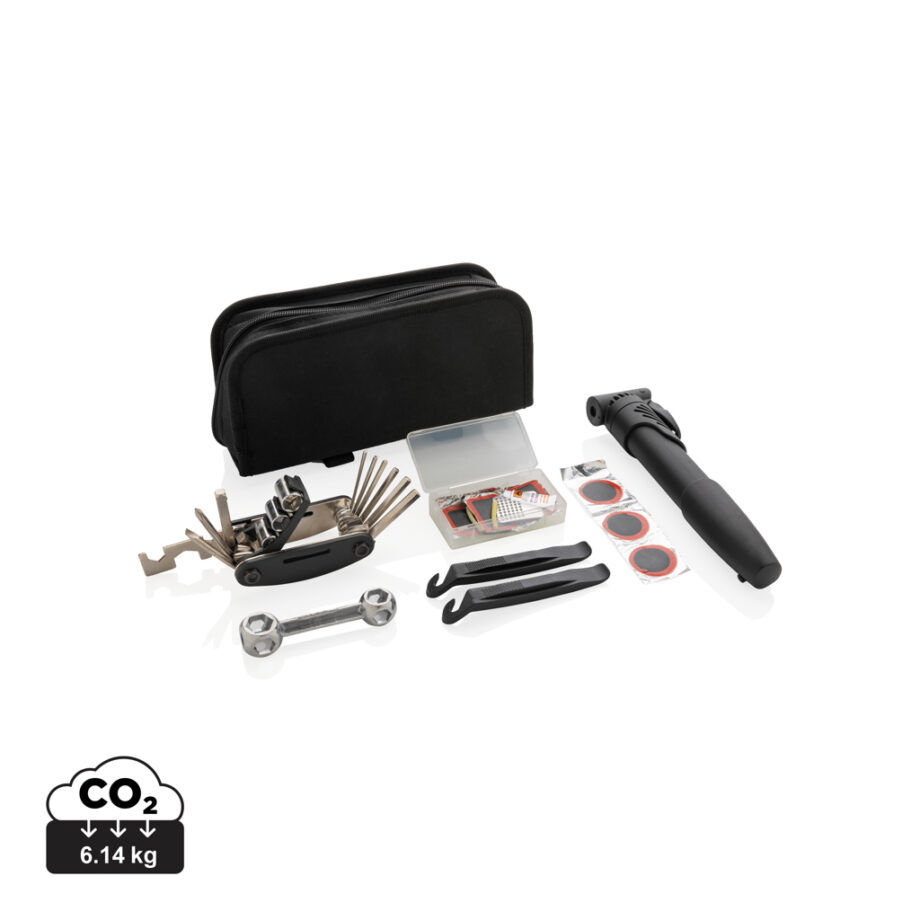 Sort Cykel Reparation Kit - Perfekt Reklameartikel!