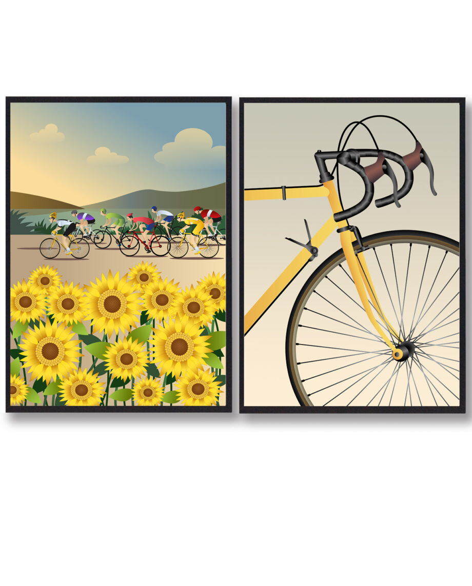 Cykelplakater A4 - Perfekt til cykelentusiaster!
