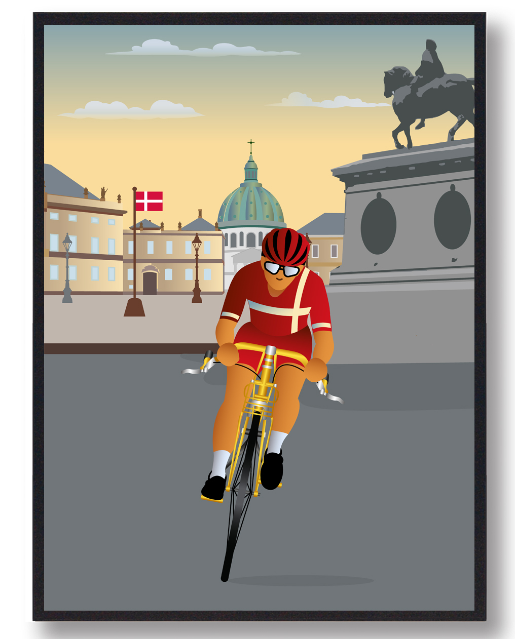 Cykelplakat København - Dansk cykelsport i fokus!