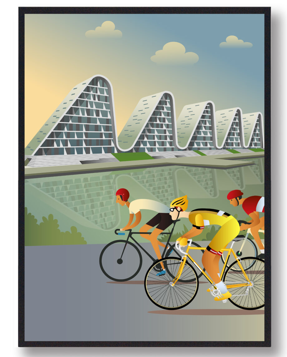 Cykelplakat Vejle – Perfekt til cykelentusiaster!