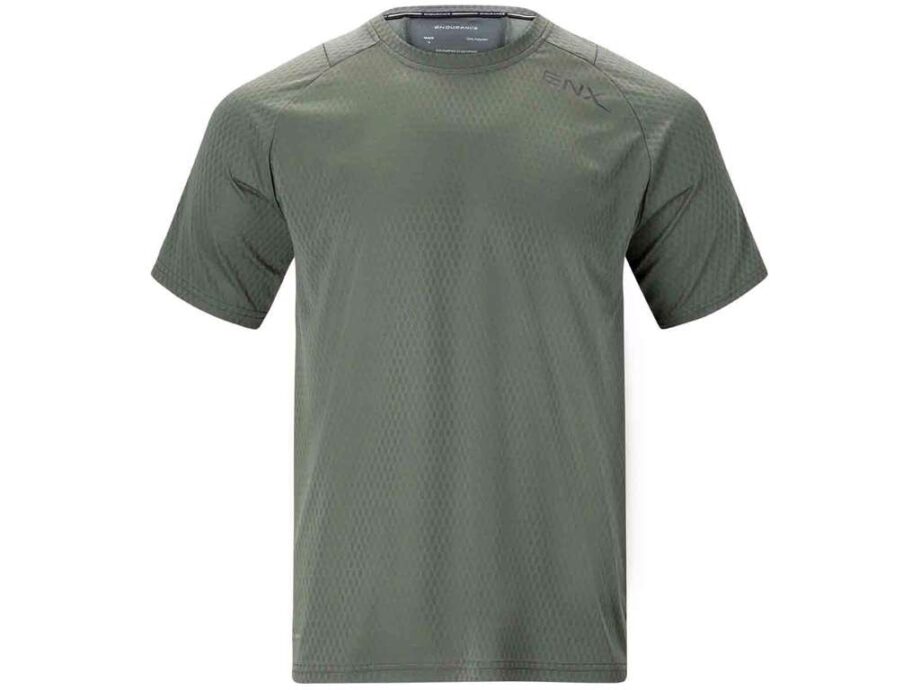 Grøn Endurance Janus MTB Cykel T-shirt - Kort Ærmet