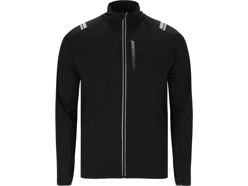 Vind- og vandtæt Sort Justine Hyperstretch Cykeljakke