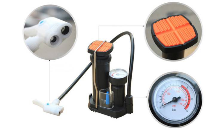 Mini Cykel Pumpe med Manometer - Præcision til Cyklen