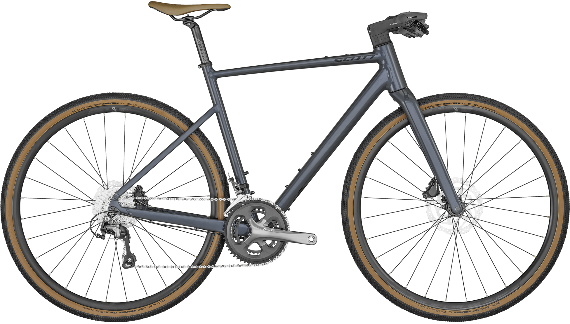 Scott Metrix 2024 Grå - Sportscykel med skjulte kabler