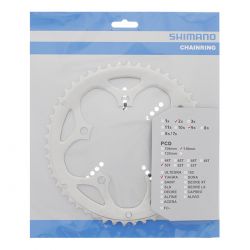 Shimano 50T 110mm Sølv Cykel Klinge - Fantastisk Tilbud!