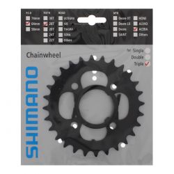 Shimano M361 28t 104mm Cykel Klinge - Sort kvalitet